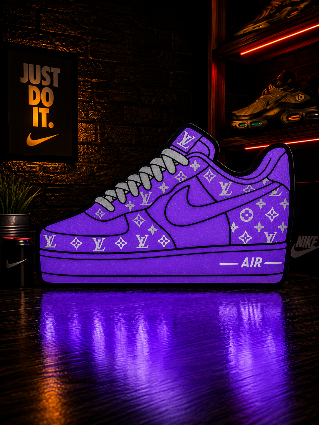 LV Air Force One Lightbox Purple