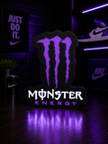 Monster Energy Light box Purple