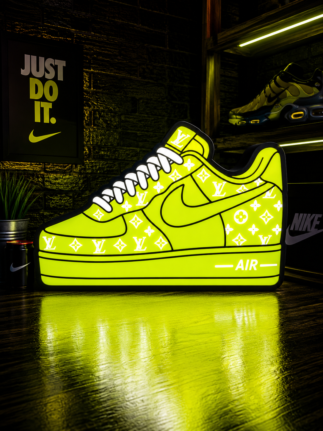 LV Airforce One LightBox Lime Green