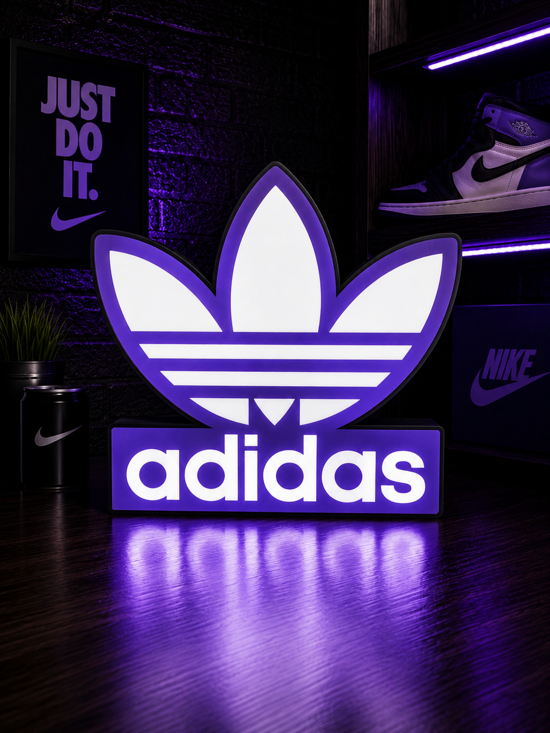 Adidas Trefoil Lightbox Purple