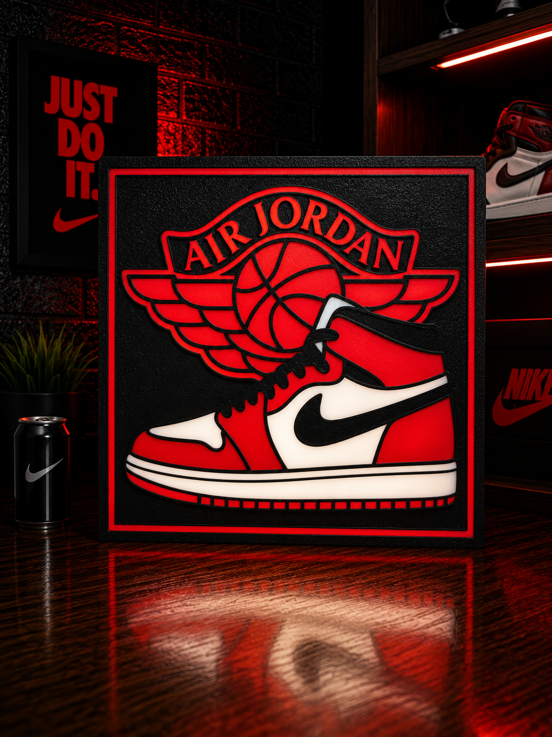 Air Jordan 1 Red Lightbox