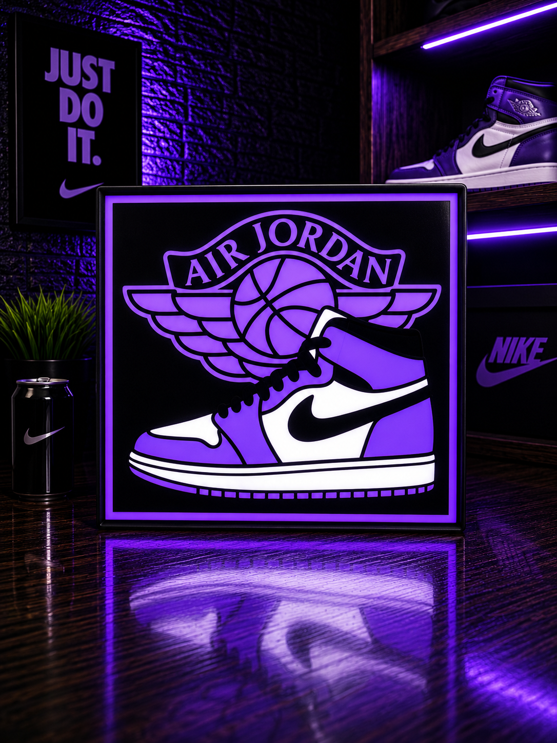Air Jordan 1 Purple Lightbox