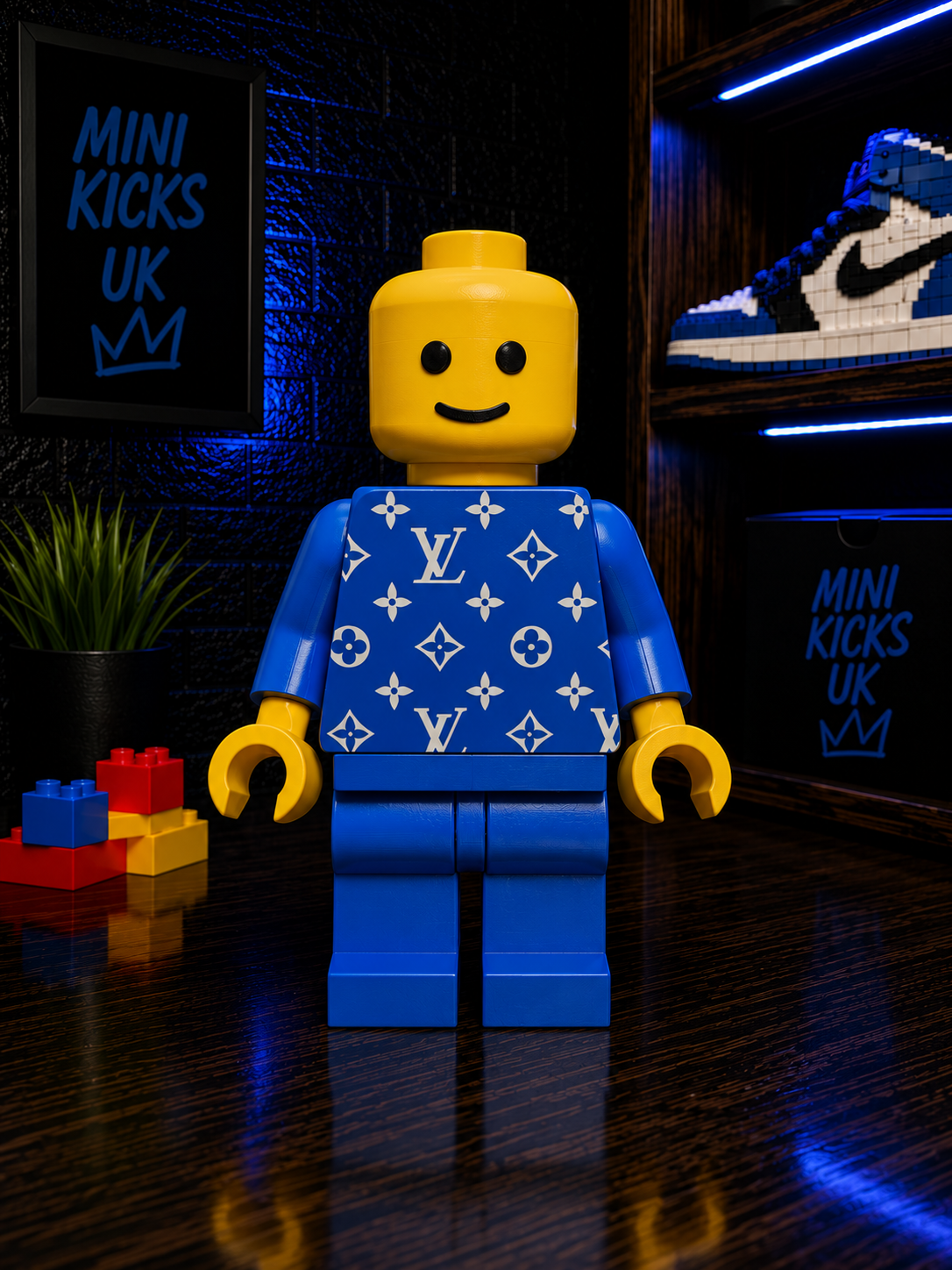 Brick Figure LV blue
